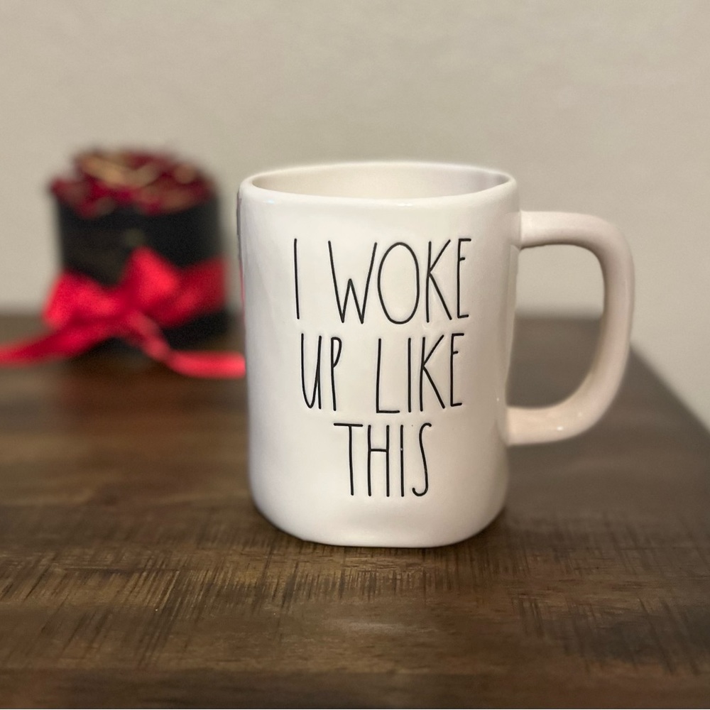 Rae Dunn Mug ✨ “I woke up like this”